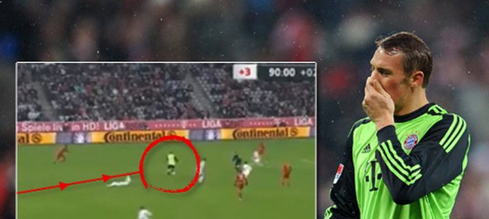 Gólman Manuel Neuer se zapojil do útočných manévrů Bayernu, proti Leverkusenu porážce 1:2 nezabránil