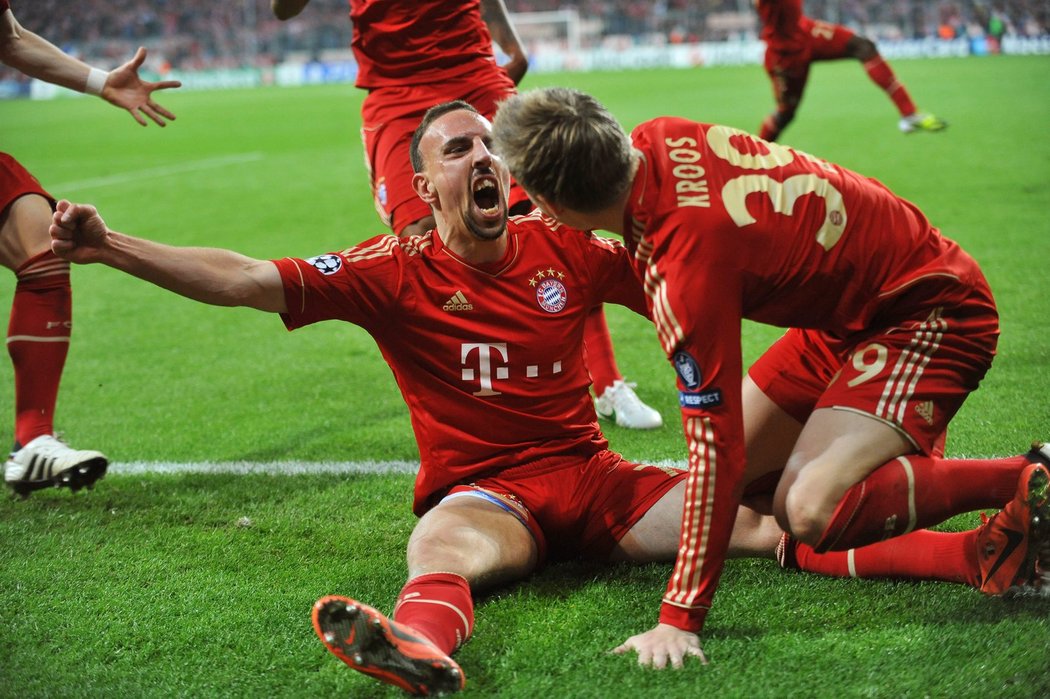 Skótre zápasu Bayern - Real otevřel prvním gólem Frank Ribéry