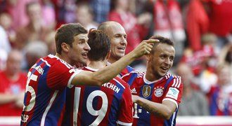 Bayern znovu rozstřílel Brémy, Dortmund nečekaně padl v Kolíně
