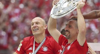 Ribéry a Robben se loučili s Bayernem: Pohádka! Lépe to dopadnout nemohlo