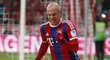 Arjen Robben se raduje z branky v dresu Bayernu Mnichov