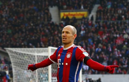 Nizozemský záložník Bayernu Arjen Robben