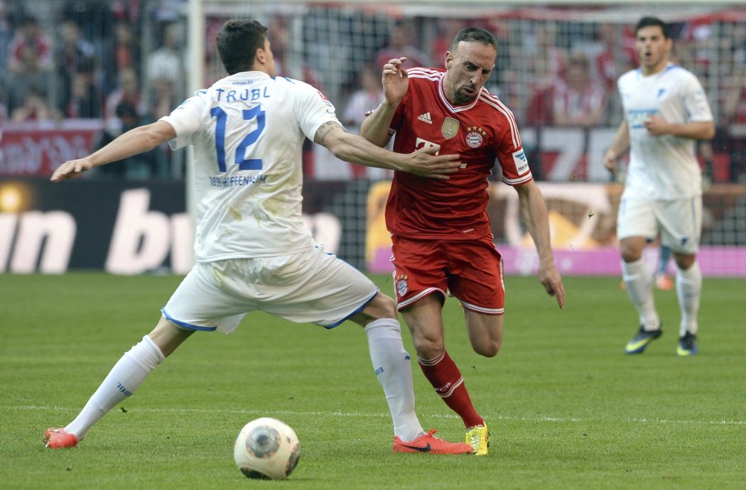Ani Franck Ribery nepomohl Bayernu k vítězství.