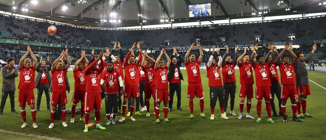 Bayern Mnichov slaví pátý titul pro mistra bundesligy v řadě