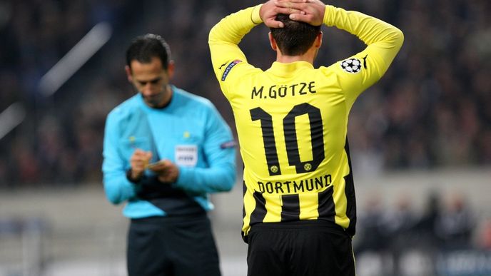 Záložník Borussie Dortmund, německý reprezentant Mario Götze