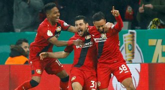 Leverkusen vyřadil Brémy z poháru, Pavlenka dostal čtyři góly