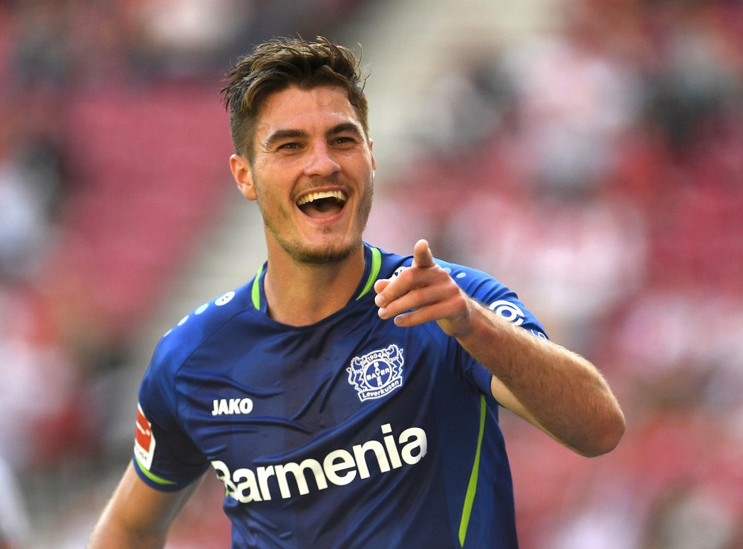 Patrik Schick hraje v top formě, Leverkusenu vystřelil vítězství