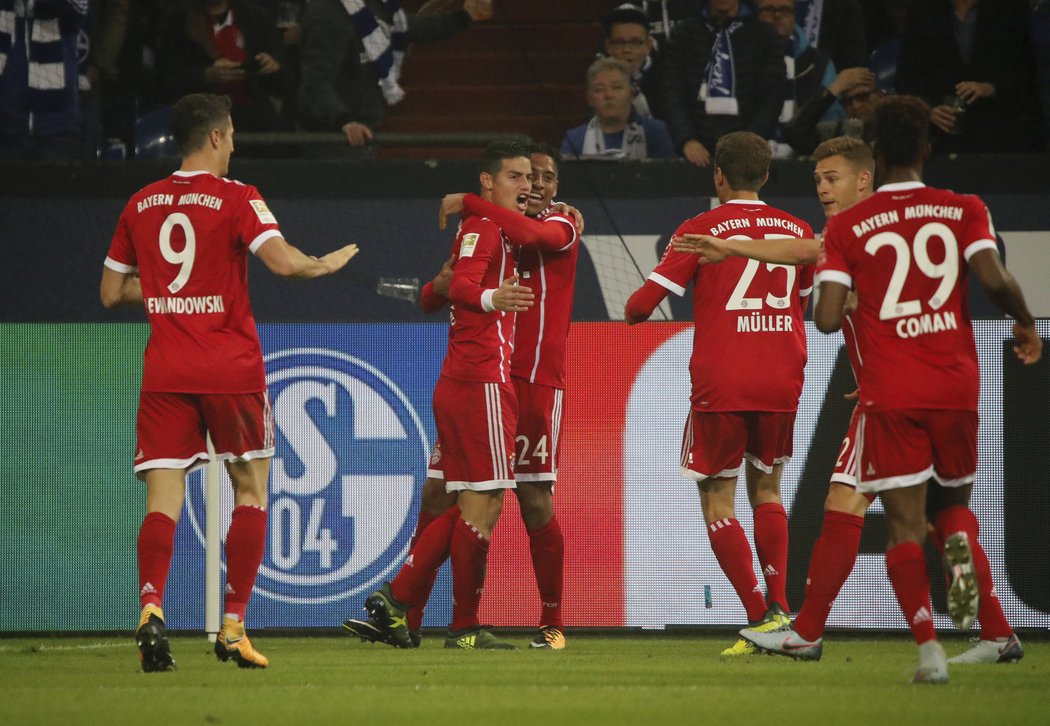 Bayern slaví výhru nad Schalke a posun do čela tabulky bundesligy