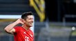 Střelec Bayernu, polský útočník Robert Lewandowski po výhře nad Borussií Dortmund