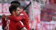 Jedinou branku v utkání mezi Bayernem Mnichov a Hertou vstřelil domácí záložník Javi Martínez