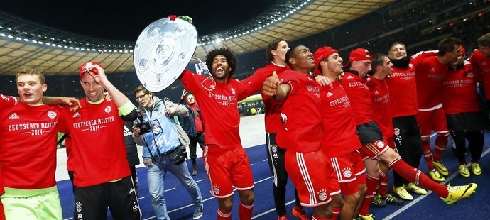 Mistrovské oslavy bundesligových šampionů z Bayernu Mnichov. Odstartovala je už před několika týdny výhra nad Herthou Berlín!