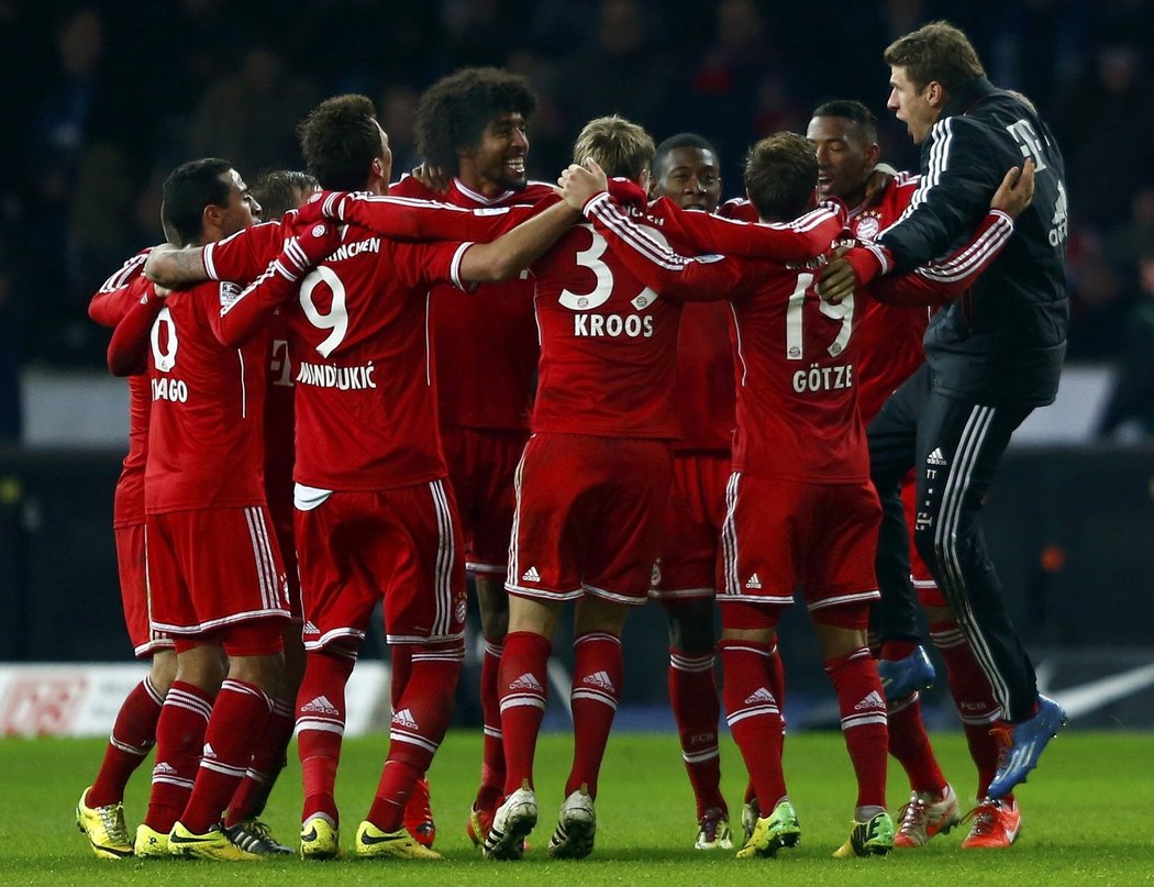 MISTŘI! Bayern Mnichov s přehledem přehrál Herthu Berlín 3:1 a získal tak bundesligový titul