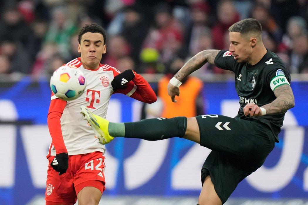 Bayern Mnichov v 18. kole Bundesligy doma prohrál s Brémami 0:1