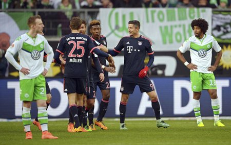 Bayern zvládl ve 23. kole utkání s Wolfsburgem