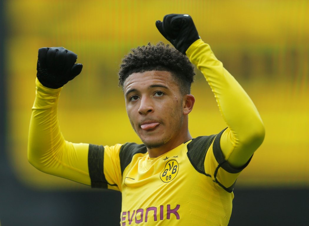 Jordan Sancho poslal Dortmund do vedení