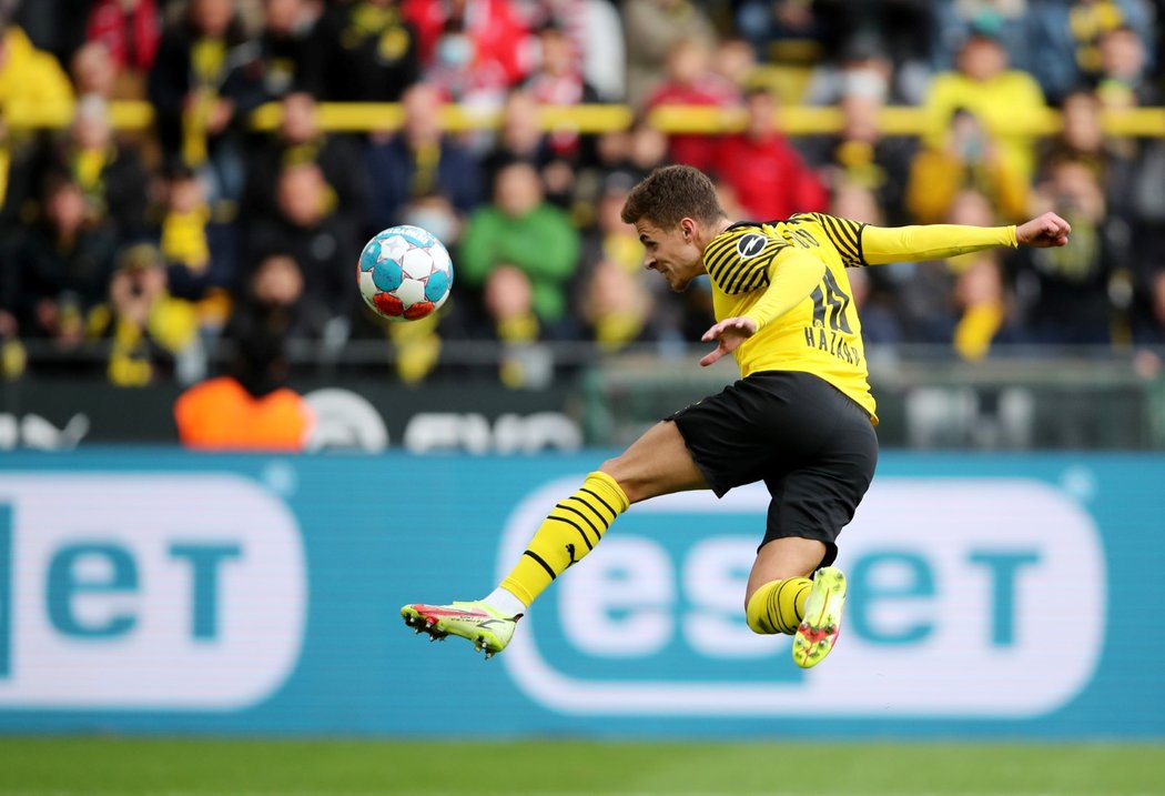 Thorgan Hazard poslal Dortmund ve 40. minutě do vedení