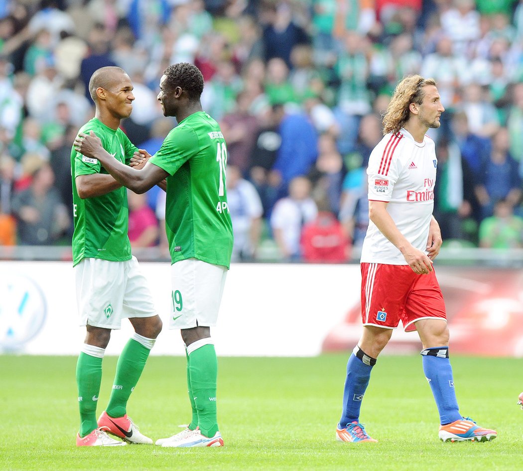 Gebre Selassie se radoval, Jiráček smurtnil. Hamburk prohrál na hřišti Brém 0:2