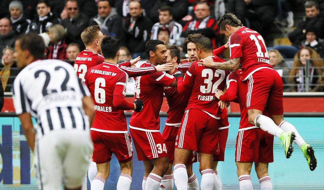 Ingolstadt obstaral Frankfurtu první domácí porážku, když na jeho hřišti vyhrál 2:0