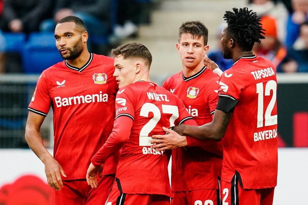 Adam Hložek vstřelil proti Hoffenheimu svůj třetí bundesligový gól