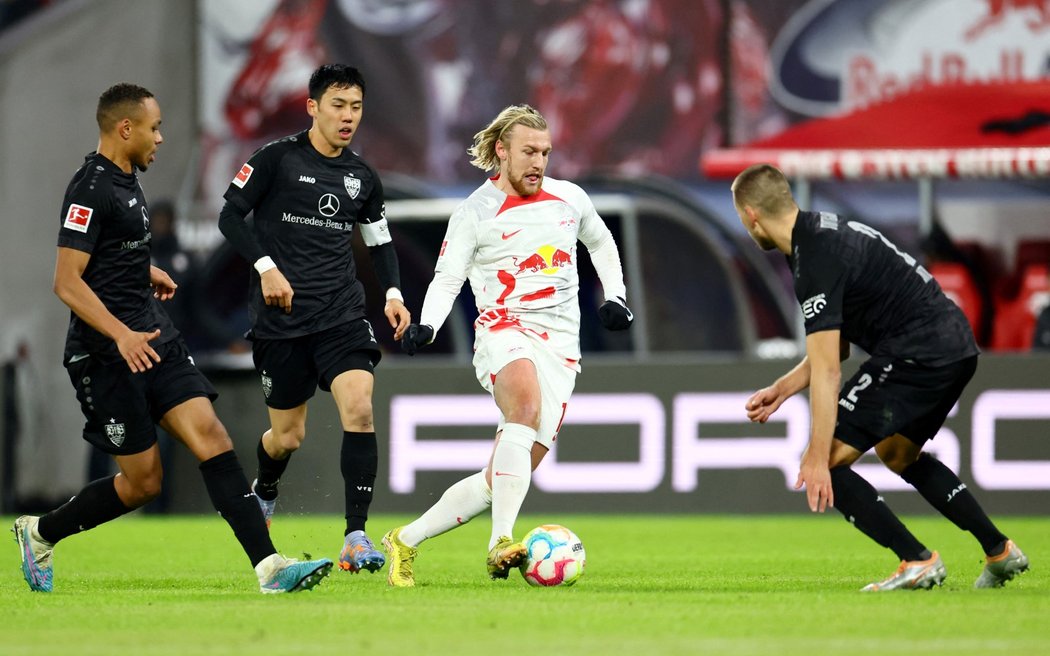 Fotbalisté RB Lipsko zdolali Stuttgart 2:1