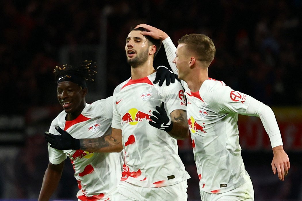 Vítězství Lipska 2:1 nad Stuttgartem zařídil dvěma góly Dominik Szoboszlai