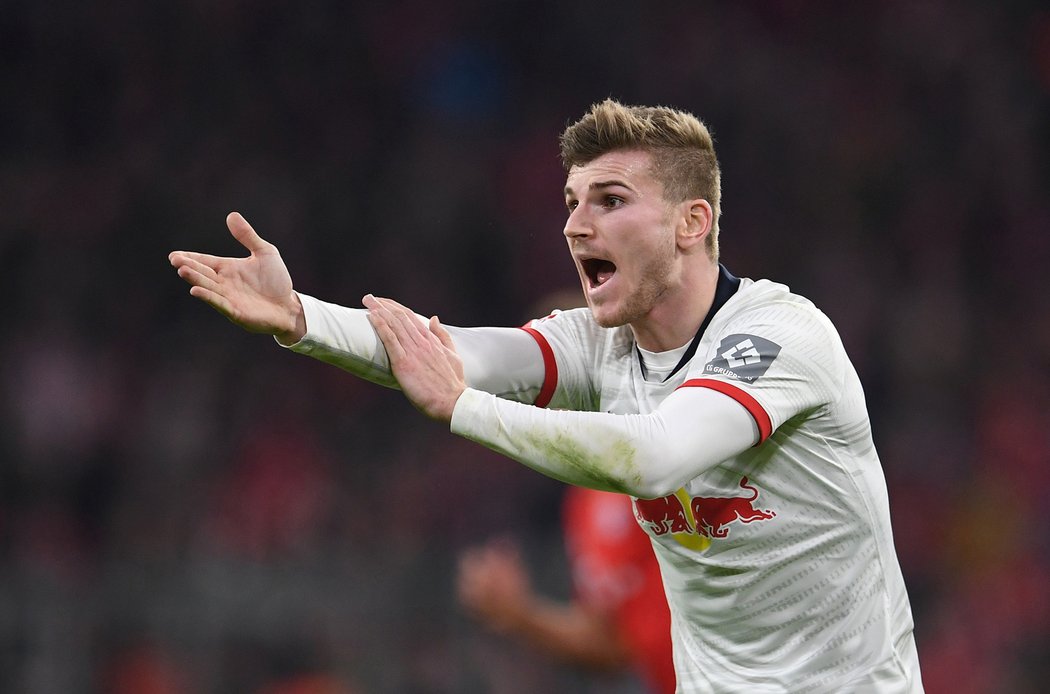 Kanonýr Lipska Timo Werner se nabízí do Liverpoolu