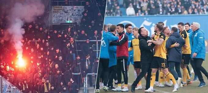 Brutální derby v Německu: více než padesát zraněných i emoce na hřišti Brutální derby v Německu: více než padesát zraněných i emoce na hřišti