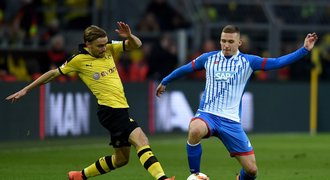 Hoffenheim ztratil výhru nad BVB, Bayern porazil Vlky, Darida chyběl