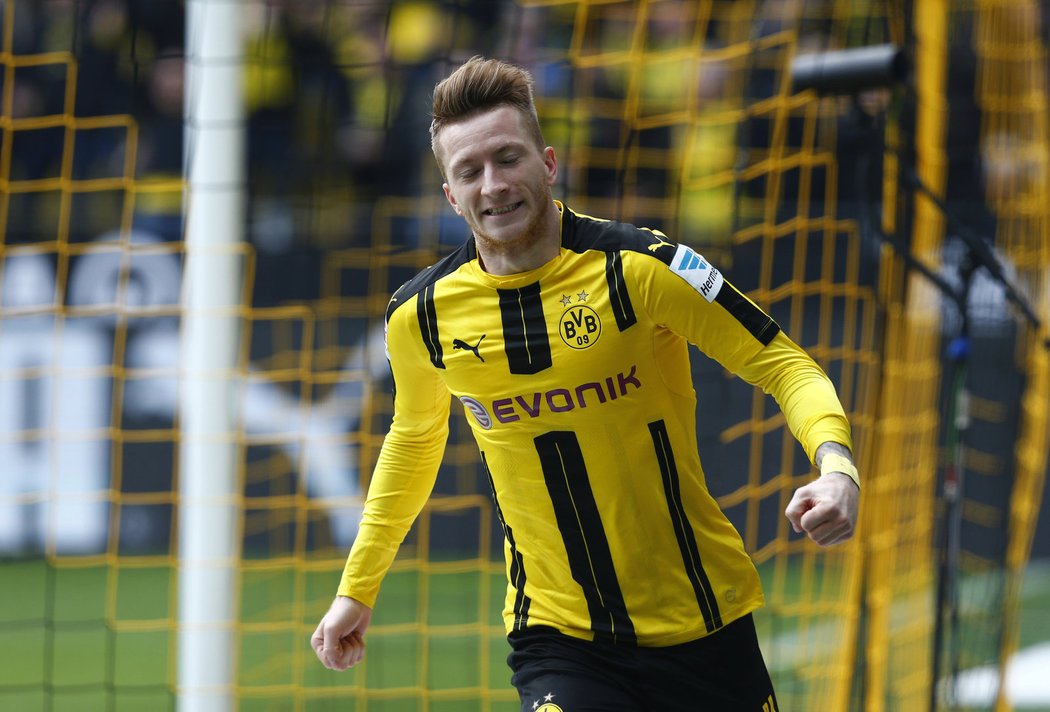 Marco Reus se vrátil do sestavy Dortmundu a hned ve 3. minutě dal gól