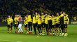 Hráči Dortmundu slaví domácí výhru v poměru 2:1 nad Hoffenheimem