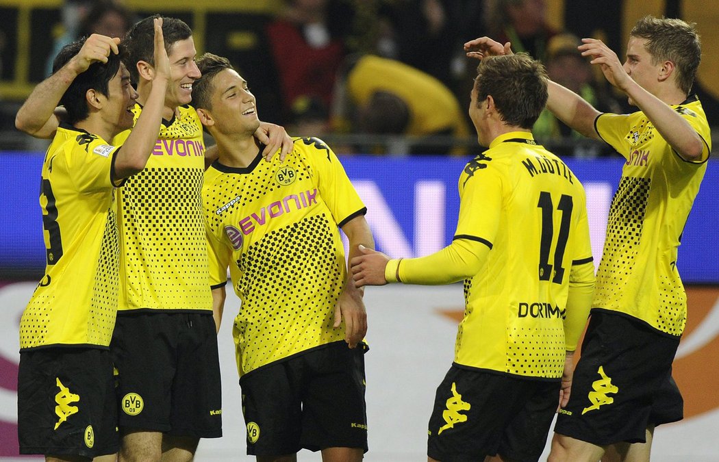 Fotbalisté Dortmundu porazili Wolfsburg a posunuli se na druhé místo bundesligové tabulky