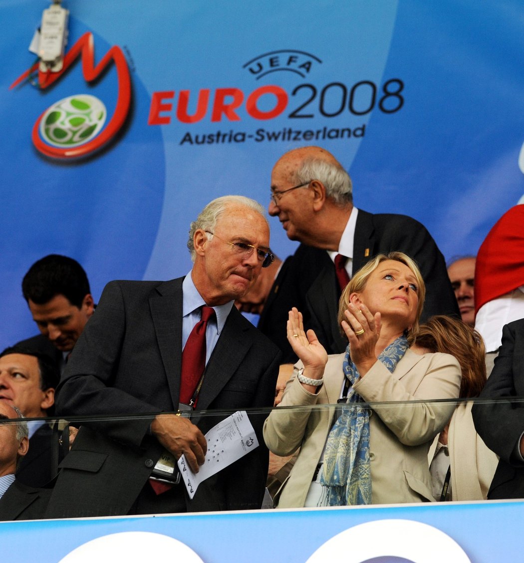 Franz Beckenbauer na EURO 2008 v Německu