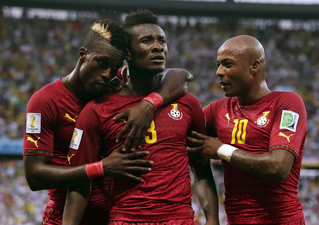 Ghana svého soupeře trápila do poslední minuty