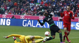 Brémy dostaly na Bayernu šest gólů, Gebre Selassie si dal vlastňáka