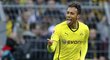 Dortmundský Pierre-Emerick Aubameyang dal Frankfurtu gól v poháru, v sobotu v lize dal stejnému soupeři hned dva
