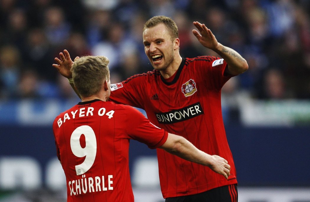 Obránce Michal Kadlec se v dresu Leverkusenu dočkal vstřeleného gólu