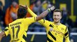 Dortmund se raduje, velkého rivala Schalke porazil 3:0.