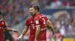 Kanonýr Bayernu Robert Lewandowski slaví gól proti Ingolstadtu v bundesligovém utkání.