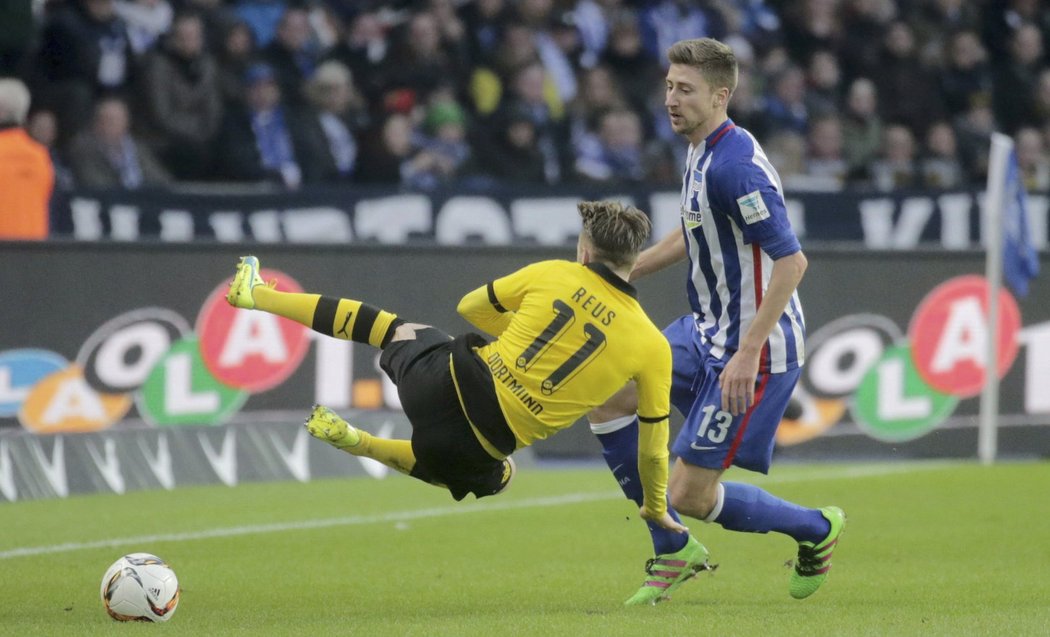 Hertha Berlín uhrála doma v bundeslize s Dortmundem bezrabnakovou remízu.