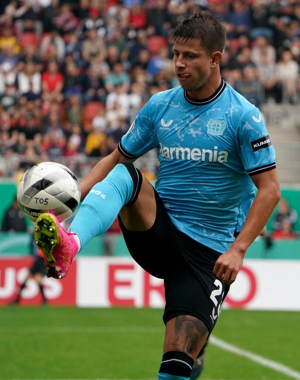 Adam Hložek naskočil do německého poháru na 20 minut, zaujal ale dvěma góly a asistencí