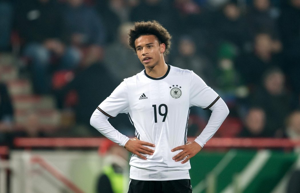 Leroy Sané je jedním z lídrů německé reprezentace do 21 let