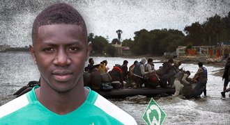 Nejúspěšnější uprchlík z Afriky? Přijel na člunu, teď střílí góly za Brémy