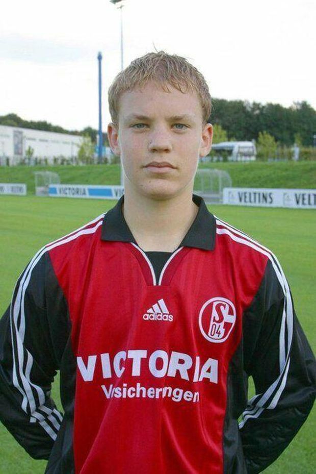 Mladičký brankář Manuel Neuer Mladičký brankář Manuel Neuer