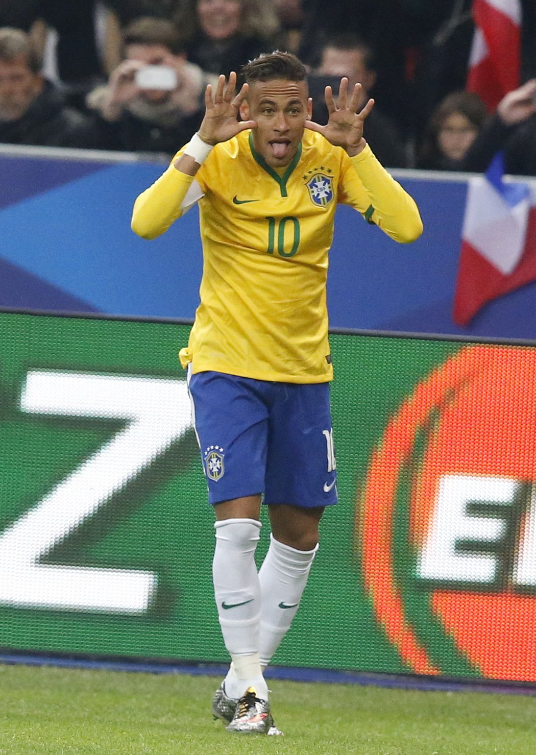 Brazilský kapitán a fotbalový útočník Neymar