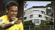 Neymar se nastěhoval do luxusní pětipatrové pařížské vily