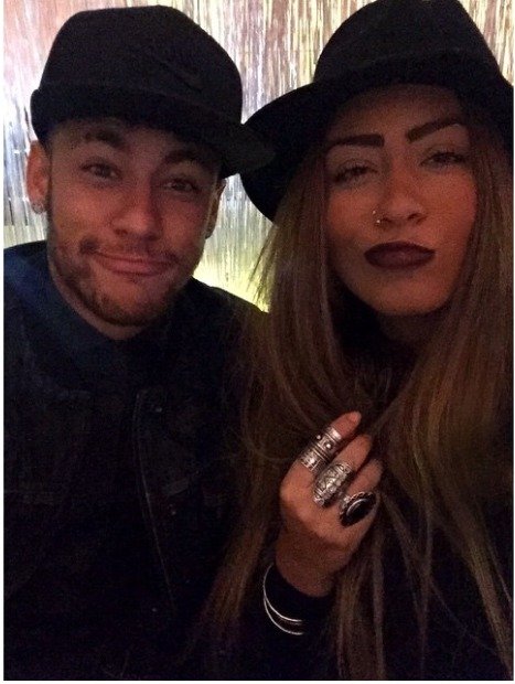 Neymar a jeho sestra Rafaela