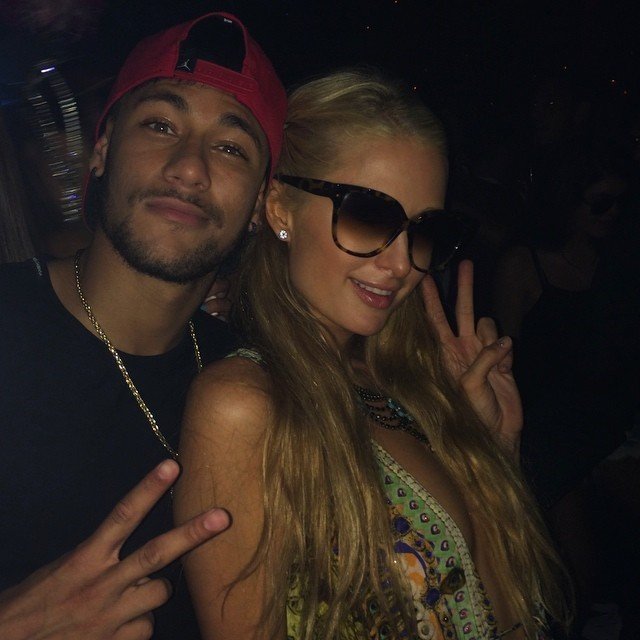 Neymar a známá „pařmenka“ Paris Hilton