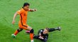 Důležitý zákrok Tomáše Vaclíka ve čtvrtfinále EURO proti Nizozemsku