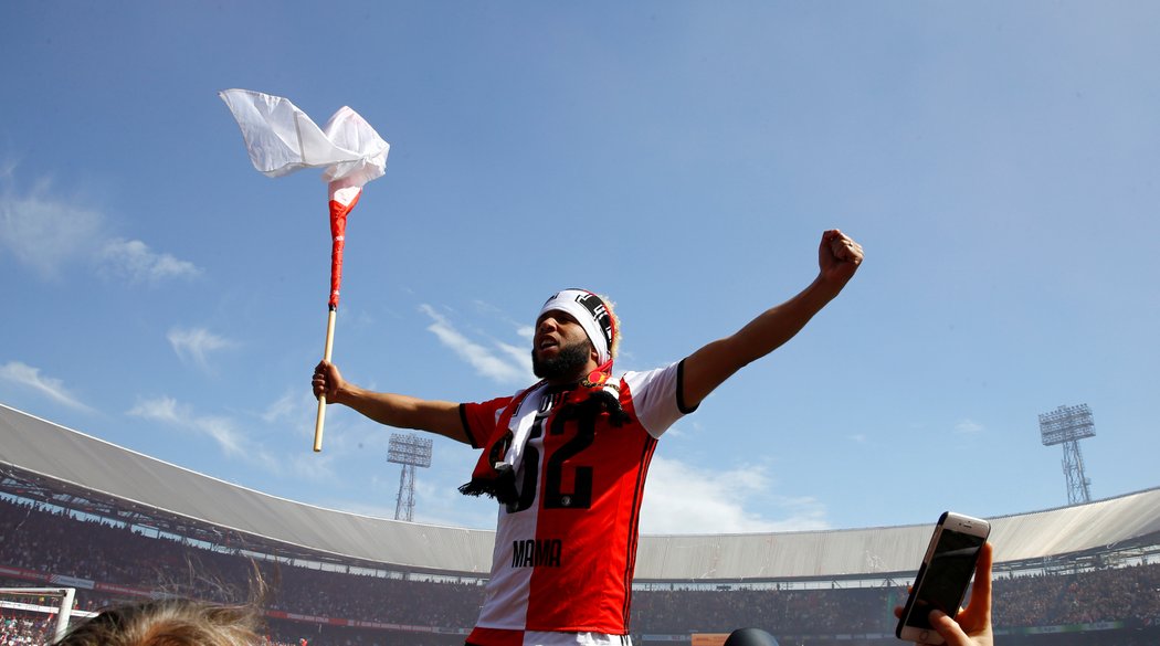 Radost Feyenoordu při zisku titulu