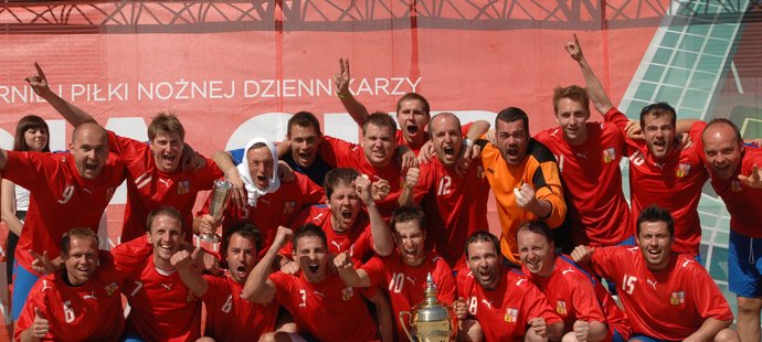 Čeští novináři vyhráli fotbalové mistrovství Evropy v polském Krakově